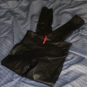 Spanx Faux Leather Leggings